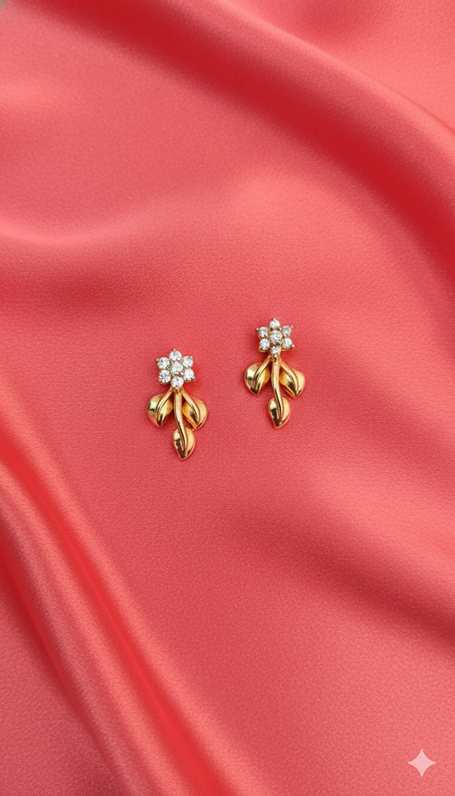 Stylish Leaves with Flowers